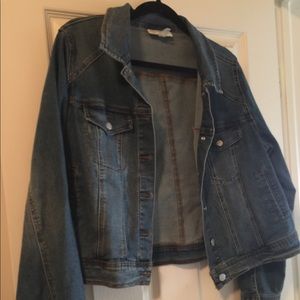 Maternity jean jacket